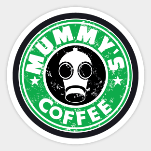 Mummy's Coffee Sticker